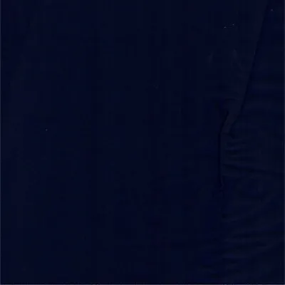 £6 • Buy Navy Blue Plain Cotton Jersey 150cm Wide, Fabric By The Half Metre
