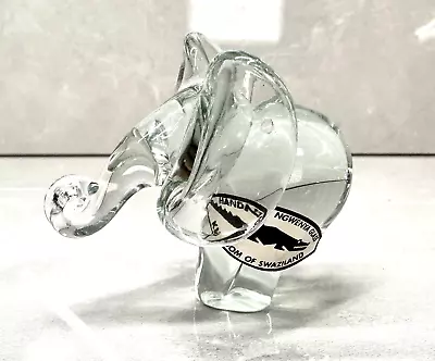 Ngwenya Glass Miniature Elephant Trunk Up Swaziland Recycled Glass Jungle Animal • $11