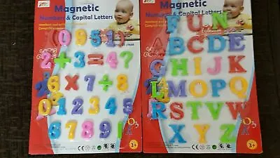 £2.95 • Buy Large Magnetic Capital Letters & Numbers Fridge Toys Kids Learning