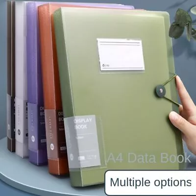 A4 Clips File Folder Loose Leaf Binder Storage Organizer School Office Supply AU • $15.59