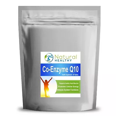 120 Co-Enzyme TABLETS - CoQ10 Ubiquinol 30mg CoQ10 Antioxidant Heart Energy Pill • £14.99