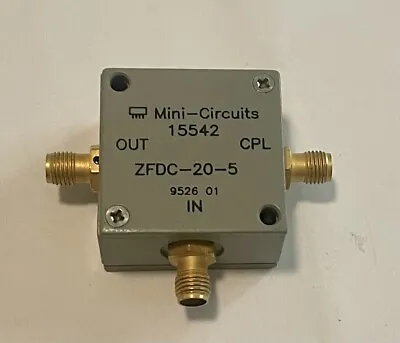 1pc Mini-Circuits ZFDC-20-5 0.1-2000MHz 20db RF Coaxial Coupler • $89.95
