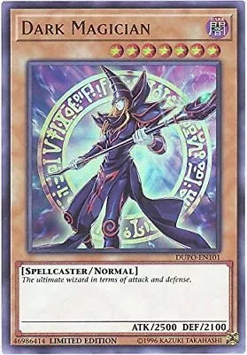 $4.95 • Buy Dark Magician - DUPO-EN101 - Ultra Rare - Limited Edition Yugioh 