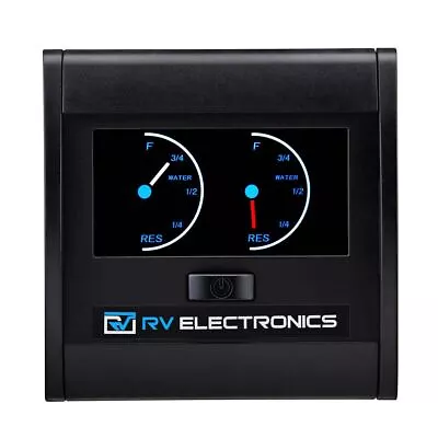 RV Electronics  LCD DOUBLE TANK WATER LEVEL INDICATOR 4X4 CARAVAN RV UPGRADE • $101.99