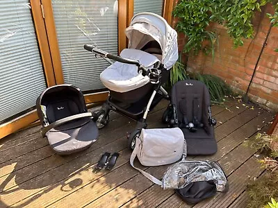 Silver Cross Wayfarer Full Travel System In Sky Blue • £250