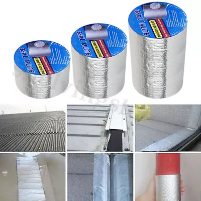 £7.76 • Buy Butyl Sealant Tape Leak Cracks Repair Tape Flashing Band Gutter Roof RV Pipe 5M