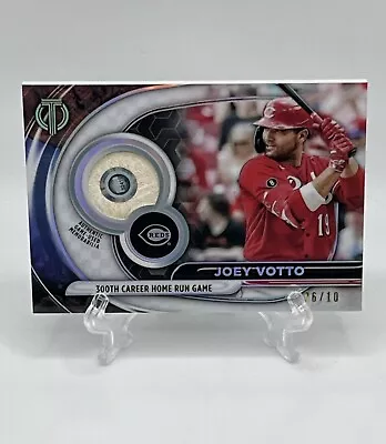 2022 Topps Tribute Milestone Relics /10 Joey Votto #MR-JV Reds 300 HR Ball Relic • $52.41