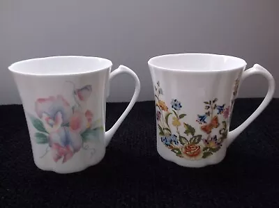 £36.33 • Buy Vintage Aynsley Coffee/Teacup Cottage Garden &Little Sweetheart Set Of 2