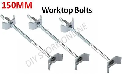 £6.66 • Buy 150mm Kitchen Worktop Joining Connecting Bolts Clamps