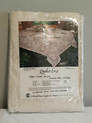 Quaker Lace Tablecloth Barcelona #805 Vintage Made In USA • $22.99