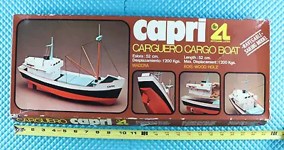 Artesania Latina Capri Cargo Boat 1:60 Scale Wooden Sailing Model Kit  • $105