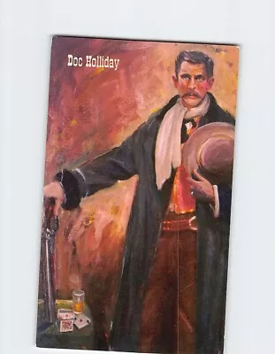 Postcard Doc Holliday By Lea McCarty Gunfighters Of The Old West • $8.39