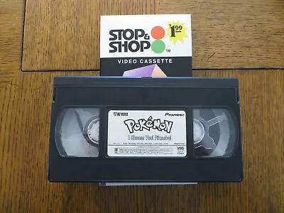 Pokemon: I Choose You! Pikachu! - 1998 - Viz Video PIKA-0001D VHS VERY GOOD!!! • $7.19