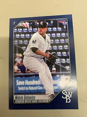 Manny Banuelos Card 2022 Scranton Wilkes Barre Rail Riders Team Card • $3.71