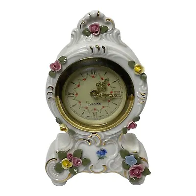 Vintage Mercedes West Germany Mantle Clock Sandizell D. *not Working* *no Key* • $42.25