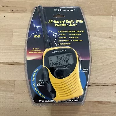 Midland 74-250C Handheld NOAA Weather Radio All Hazards NEW • $25