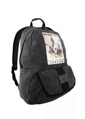£19.99 • Buy High Quality London 1948 Olympic Games Vintage Canvas Rucksack Bag Backpack