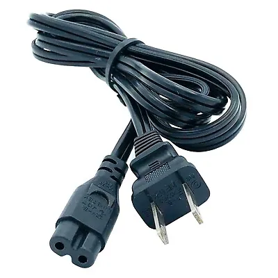 2-Prong AC Power Cord Cable Figure-8 Plug Laptop TV Monitor One S PS4 PS3 PS2 US • $5.95