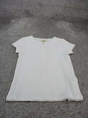 Madewell Shirt Womens Xs White Casual Short Sleeve NEW • $11.69