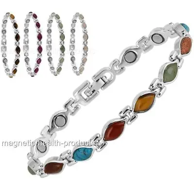 Ladies Magnetic Health Bracelet Carpal Tunnel Bangle Arthritis Pain Relief • £14.99