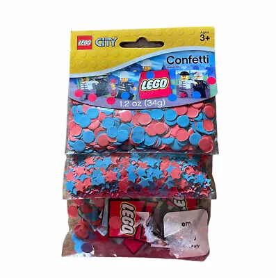 LEGO CITY PARTY CONFETTI DesignWare (3 Different Types) Value Pack. 1.2oz • $5.11