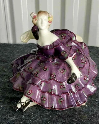 $280 • Buy Antique Austrian Goldscheider Wien Porcelain Figurine, 6  H.