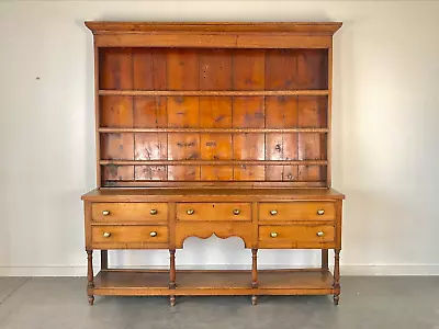 Early 19th Century Two Part Oak Welsh Dresser • $9950