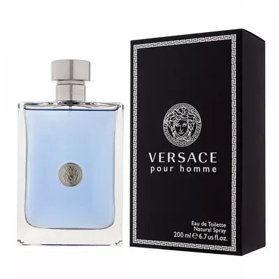 Versace Pour Homme By Versace 6.7oz EDT For Men NEW In SEALED Box • $79.90