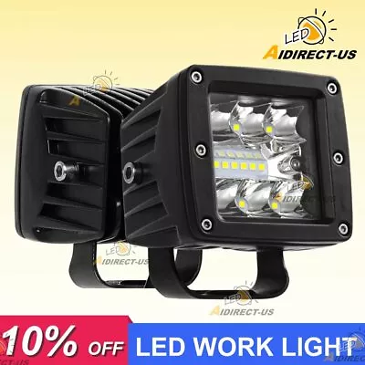 2PCS 120W 3 Inch LED Cube Pods Lights Off Road Driving Lights Spot Flood For SUV • $24.99