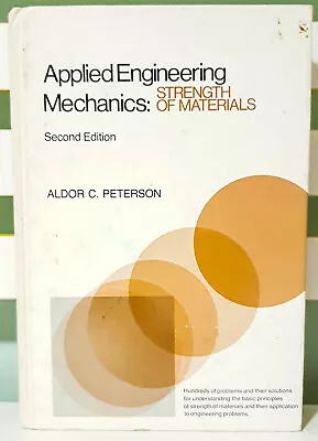 Applied Engineering Mechanics: Strength Of Materials: Second Edition HB Book! • $42