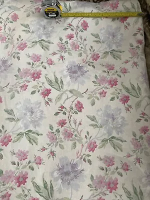 Laura Ashley Floral Interlined Curtains • £20