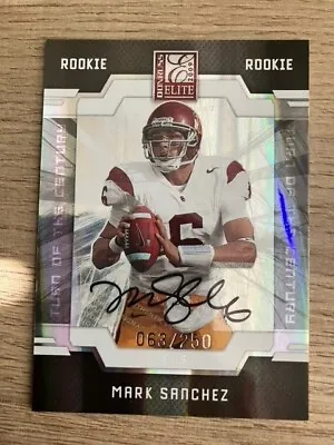 2009 Donruss Elite Mark Sanchez /250 Rookie Auto USC Trojans - Jets • $20