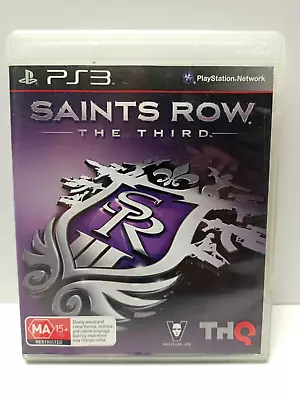 PS3 Sony Playstation - Saints Row: The Third  - Action / Violence - With Manual • $7.95