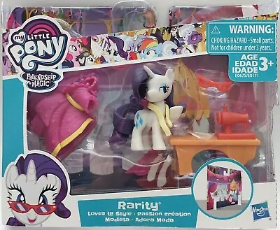 My Little Pony Friendship Is Magic Rarity Loves To Style Mini Set • $15