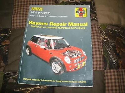 Mini Cooper Haynes Repair Manual Cooper Clubman  Mk1 Mk2 2002-2013 • $35