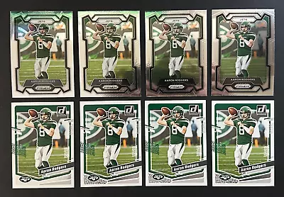 Aaron Rodgers 2023 Panini Prizm Donruss Football Card Lot Of 8 New York Jets • $3.99