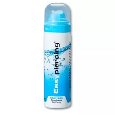 EasyPiercing ® Saline Solution Body Piercing Aftercare Vegan 50ml • £7.99