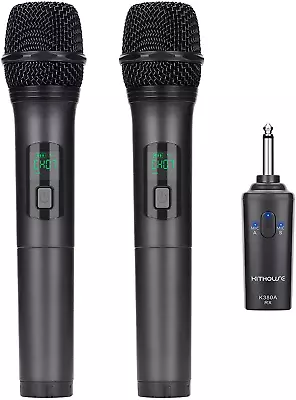 K380A Wireless Microphone Karaoke Microphone Wireless Mic Dual With Rechargeable • $94.11