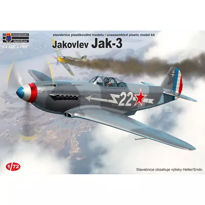 Kovozavody Prostejov CL7214 Yakovlev Yak-3 Fighter Ex-Smer 1:72 Model Kit • £13.95