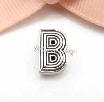 $29 • Buy Authentic PANDORA Reflexions Alphabet Letter Initial B Clip Charm 798198 Retired