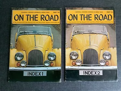 On The Road-index 1 /2- Marshall Cavendish-part 139/140-classic Car Magazine-a-z • £9.99