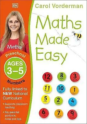 £4.90 • Buy Maths Made Easy Numbers Ages 35 Presc By Carol Vorderman  NEW Book