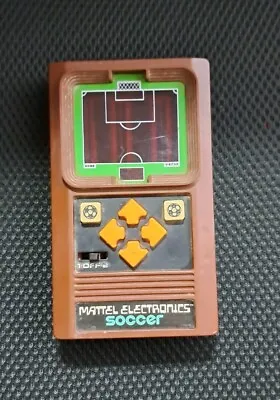 Mattel Electronics Soccer 1978 Vintage Handheld Video Game 70's Working • £25