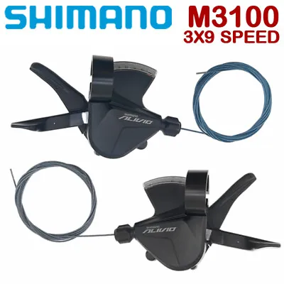 SHIMANO ALIVIO MTB SL M3100 RAPIDFIRE PLUS Shifting Lever 2X9 3X9 Speed Shifter • $37.96