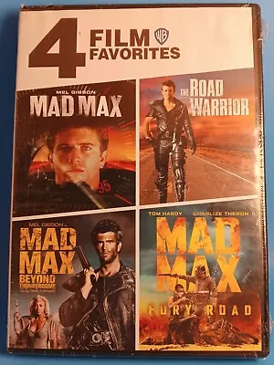 Mad Max - 4-film Collection DVD☆Mel Gibson Tom Hardy☆NEW/Sealed☆Free Shipping☆ • $12.99