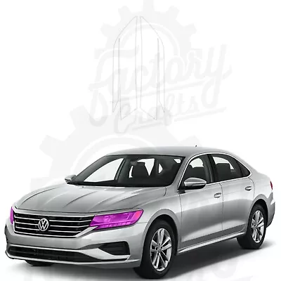 Paint Protection Film Clear PPF For Volkswagen Passat SE 2020 Front Headlights • $49.95