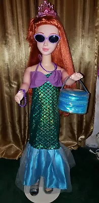 Disney's Ariel Little Mermaid Vtg - 38  My Size Talking Doll! W/ Extras! • $199.99