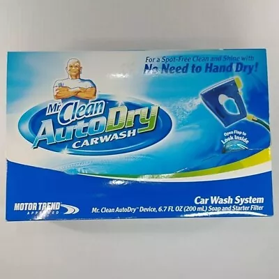 Mr. Clean Auto Dry Car Wash System- NOS Spot Free Device Soap & Starter Filter • $26.10