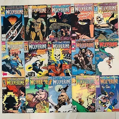 Marvel Comics Presents WOLVERINE/GHOST RIDER 1988 15 Issue Reader Copy Mix Lot • $24.99