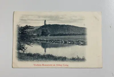 Scotland Postcard Wallace Monument On Abbey Craig Middleton • £4.99